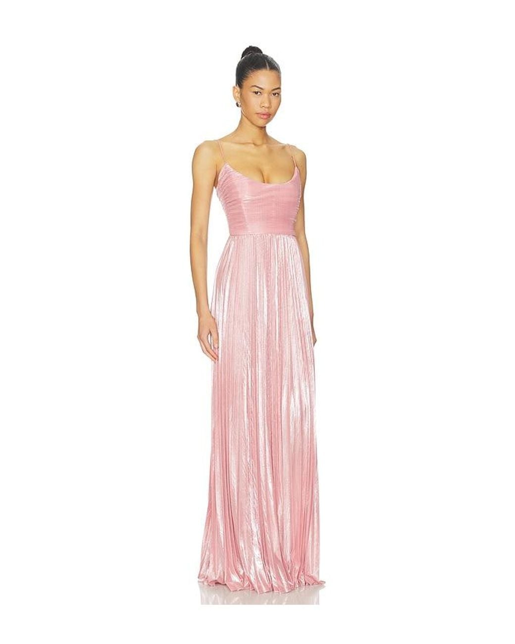 retroféte Pink Rhosyn Dress