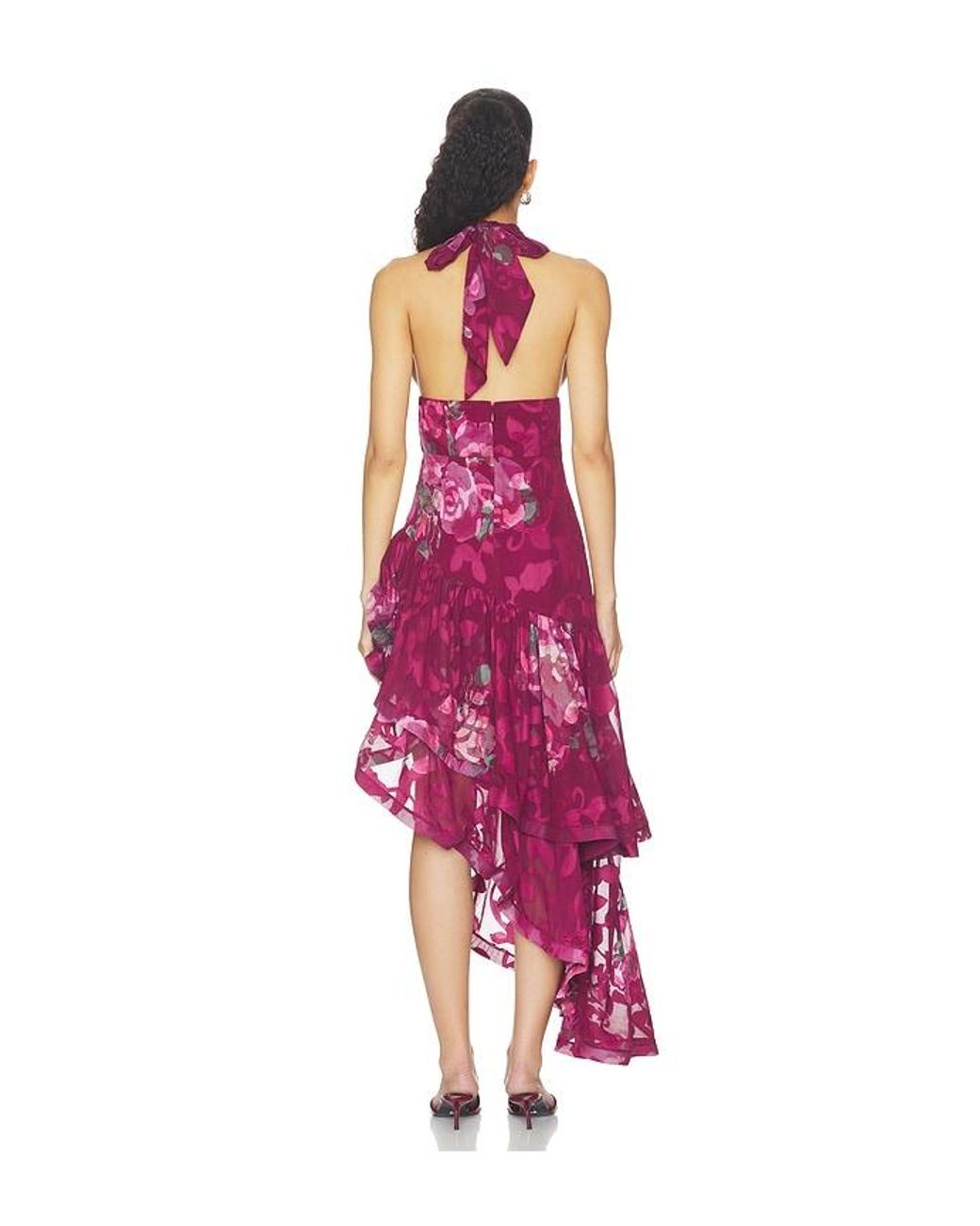 Elliatt Multicolor Eleanora High Low Maxi Dress