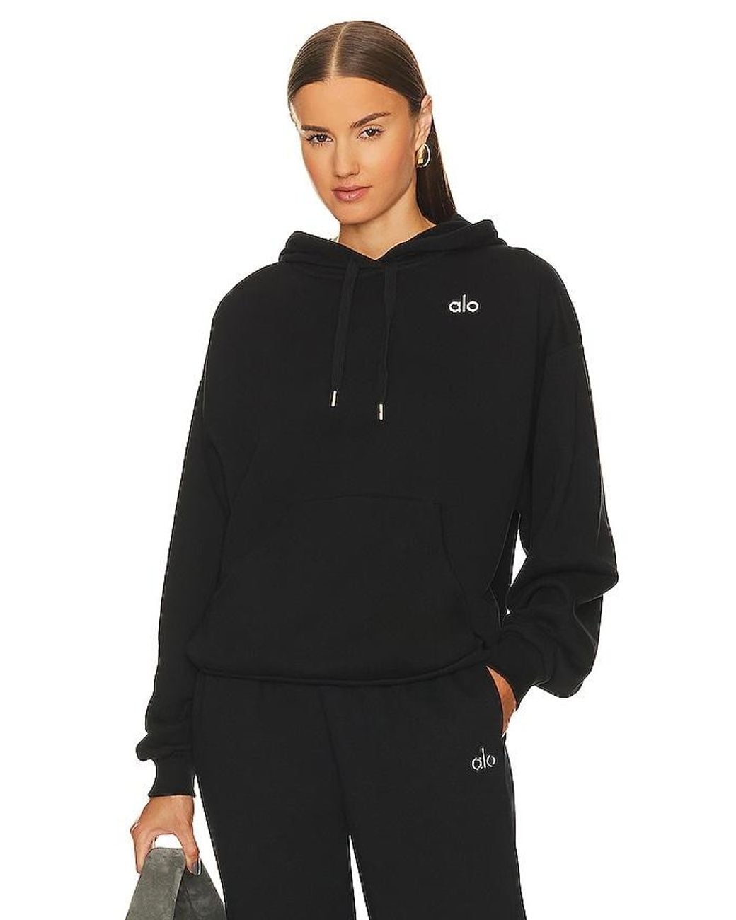 Alo Yoga Accolade Hoodie in Black | Lyst