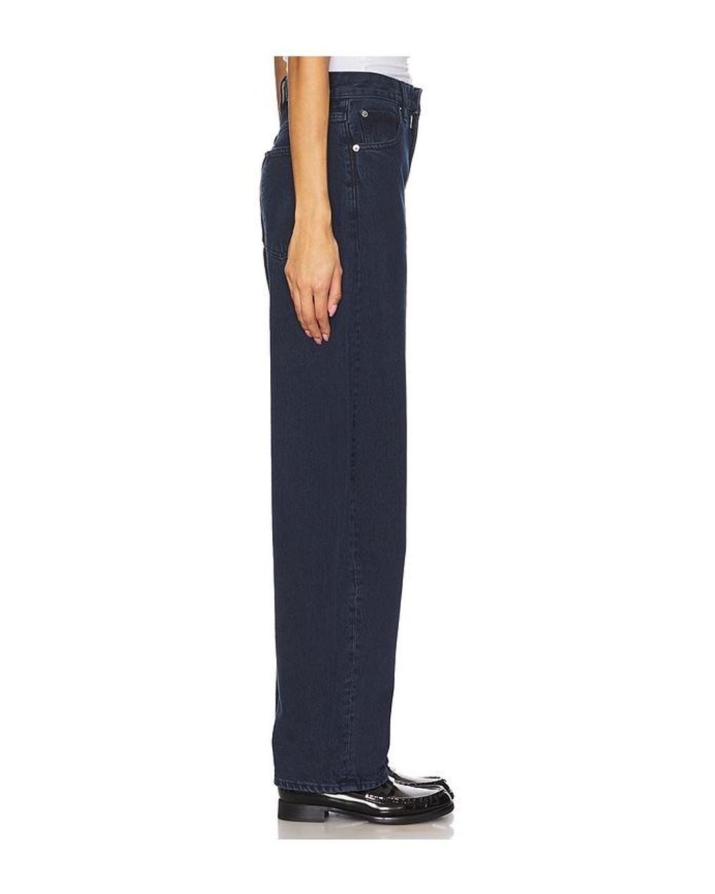 FRAME Blue The Bubble Jeans