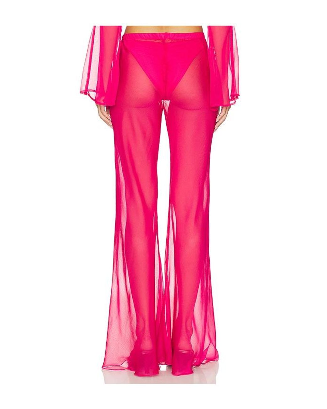 Shani Shemer Pink Kairo Wide Leg Pants