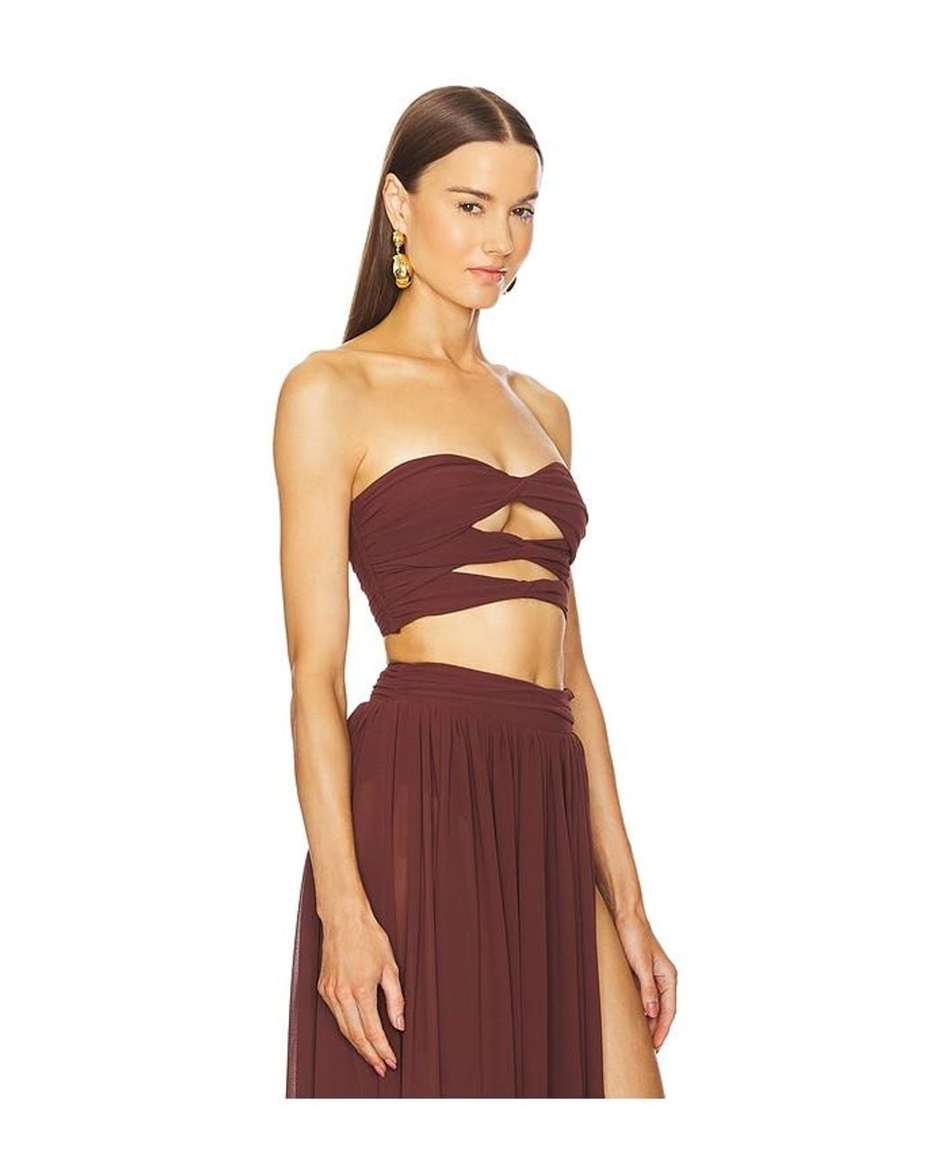 Michael Costello Red X Revolve Acacia Top