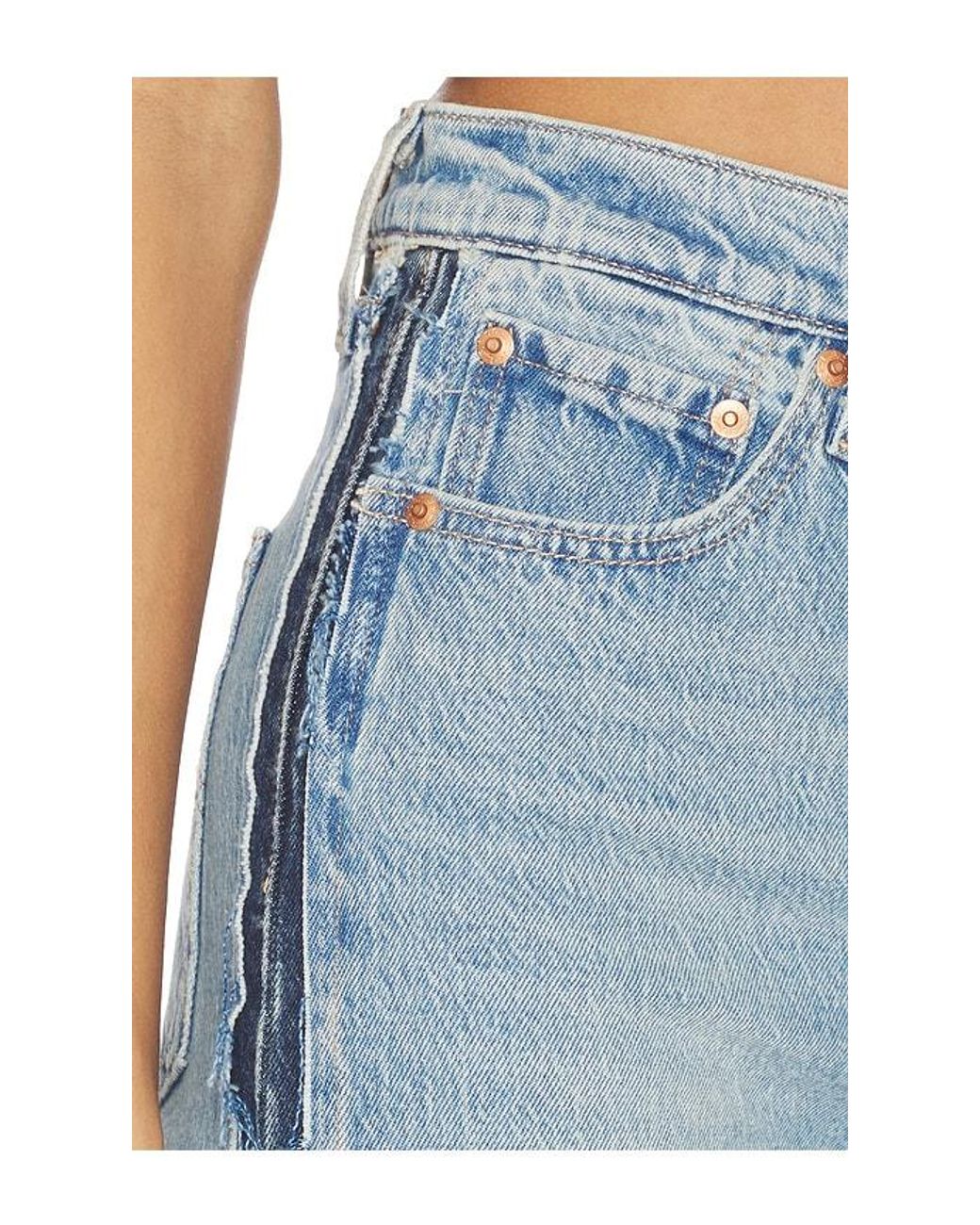 Levi's Blue Ribcage Ankle Decon Straight