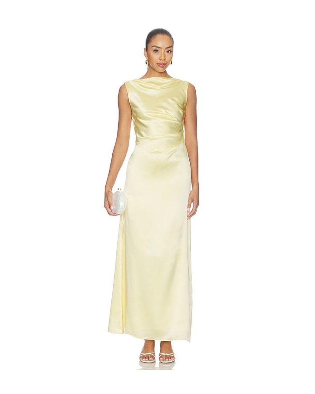 L'academie White 'Academie Estelle Silk Dress