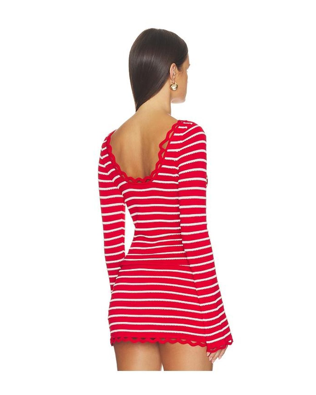 Solid & Striped Red The Penelope Top
