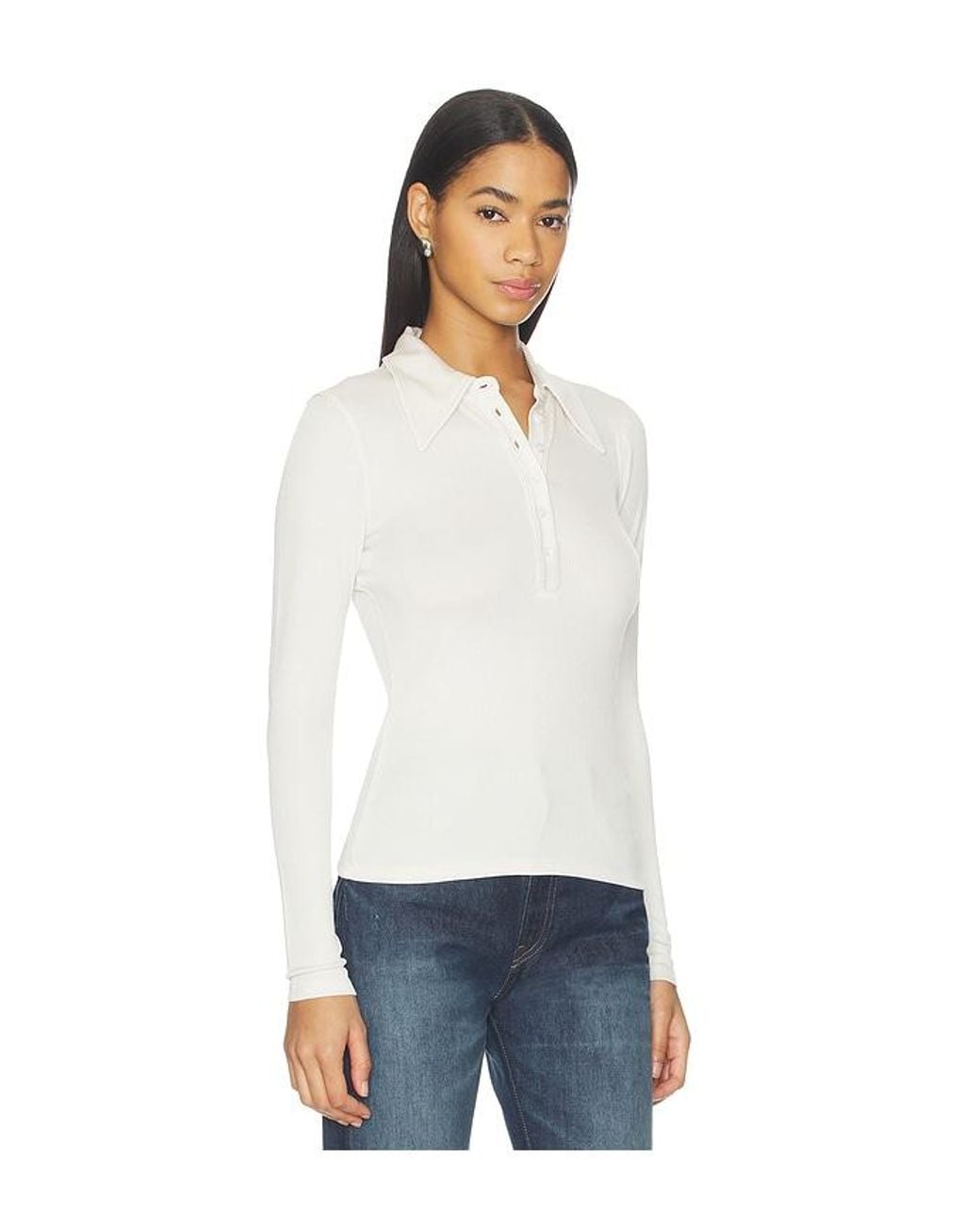 Citizens of Humanity Blue Shaea Polo Shirt