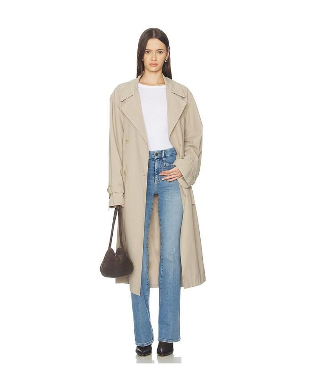 GOOD AMERICAN Blue Ausgestellte Hose Good Legs