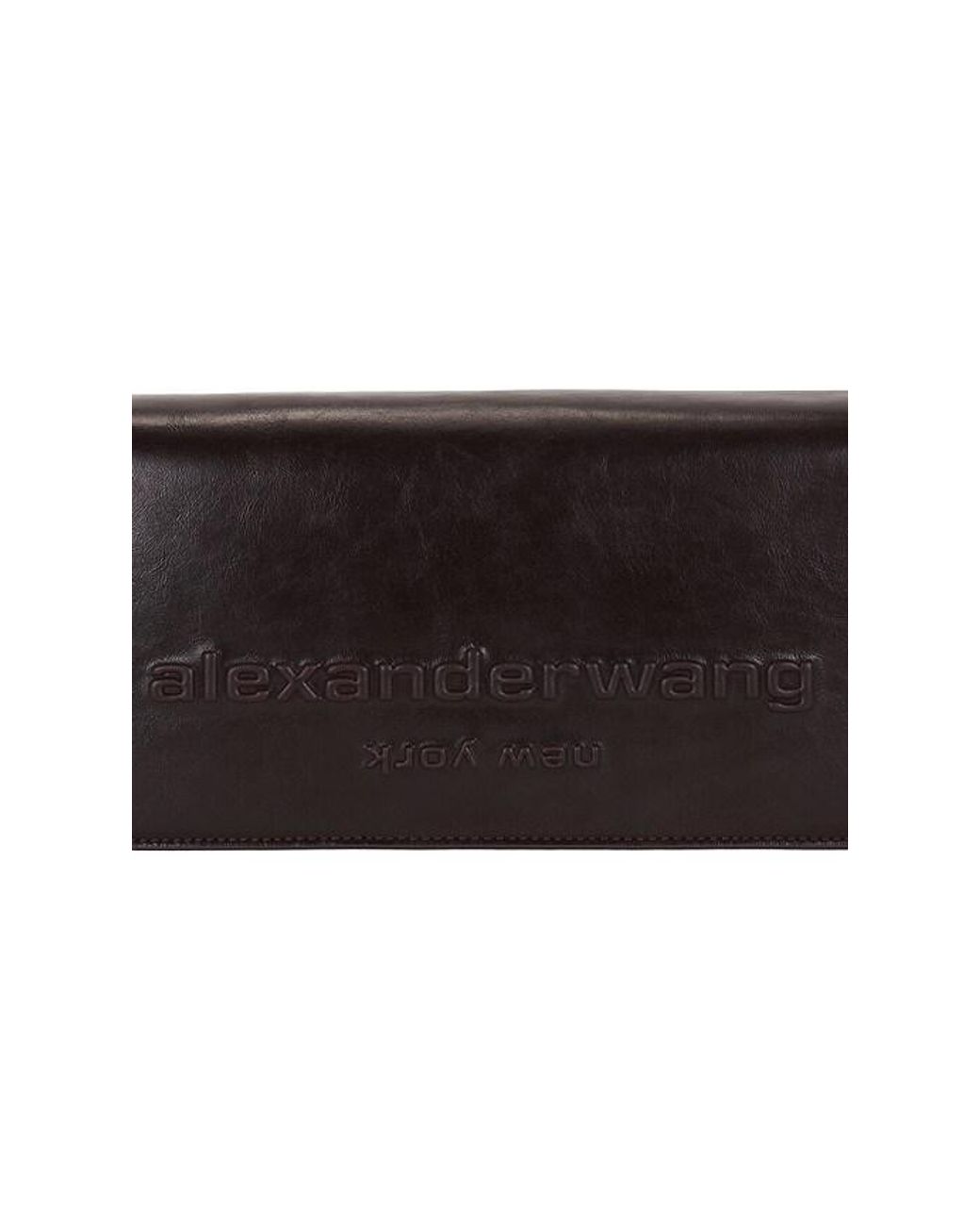 Alexander Wang Black Punch Flap Shoulder Bag