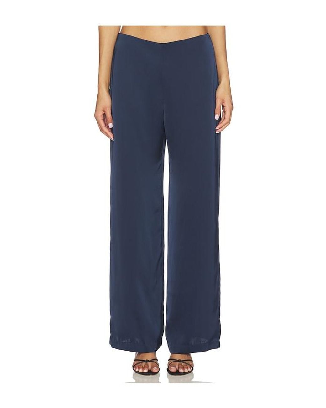 Amanda Uprichard Blue Linda Pants