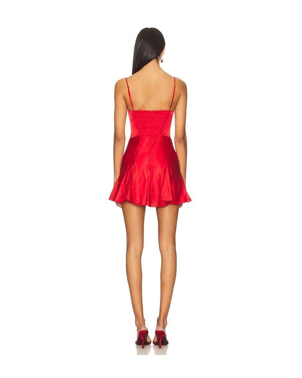 retroféte Red Mairead Dress