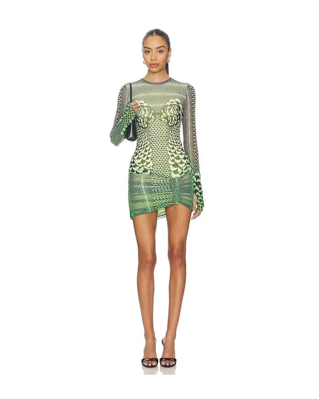 AFRM Green Mirza Dress