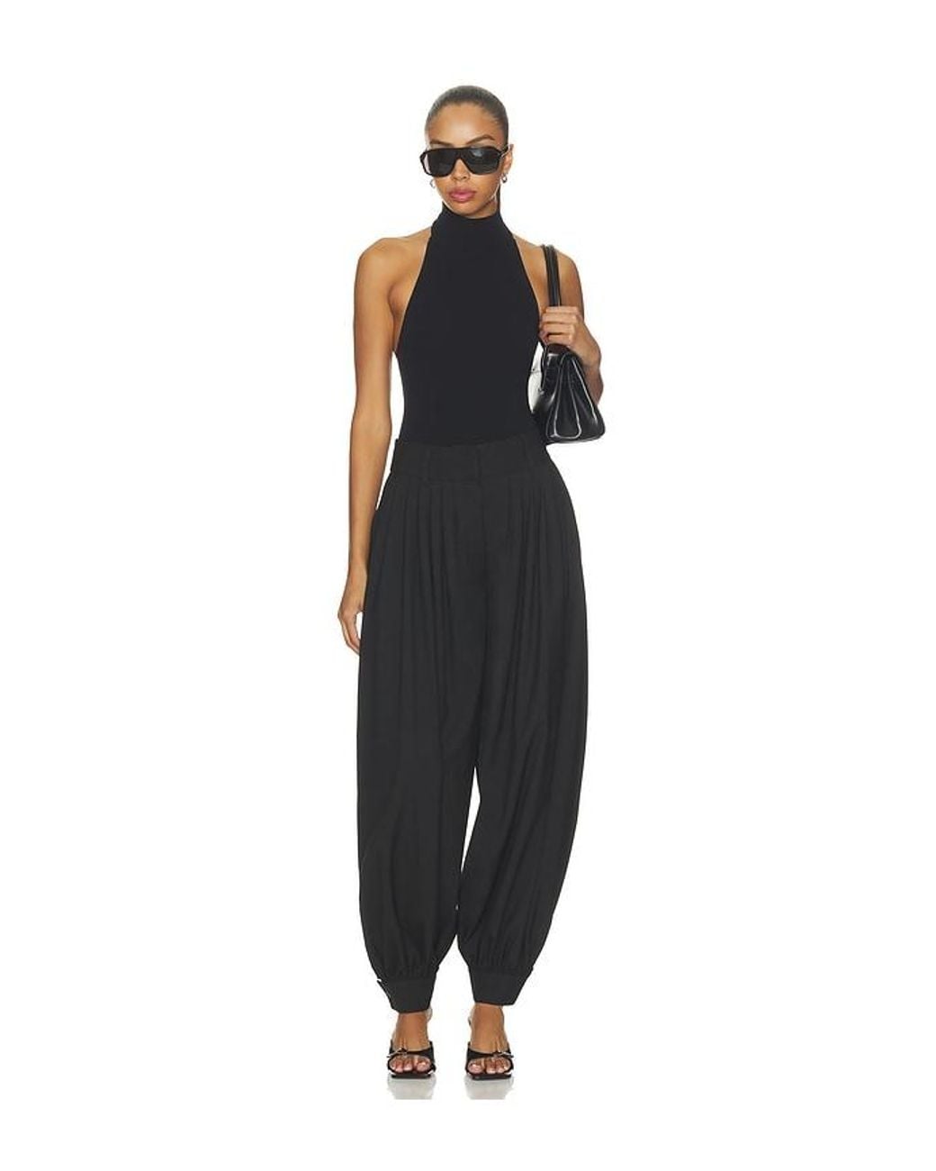 Herskind Black Zeth High Waist Pants