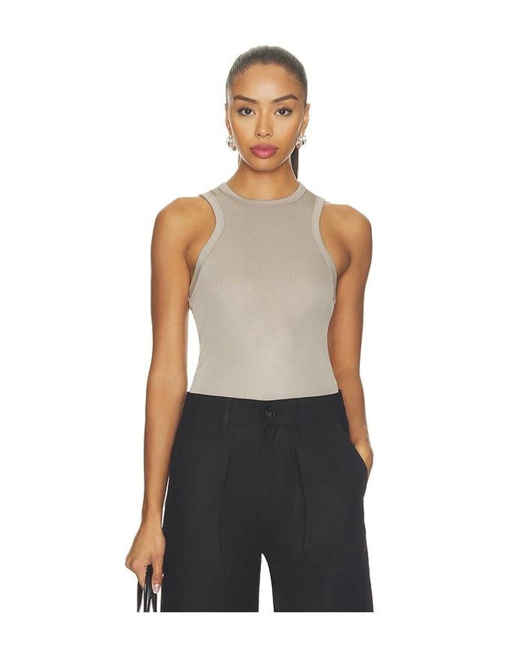 Agolde Black Andre Tank Top
