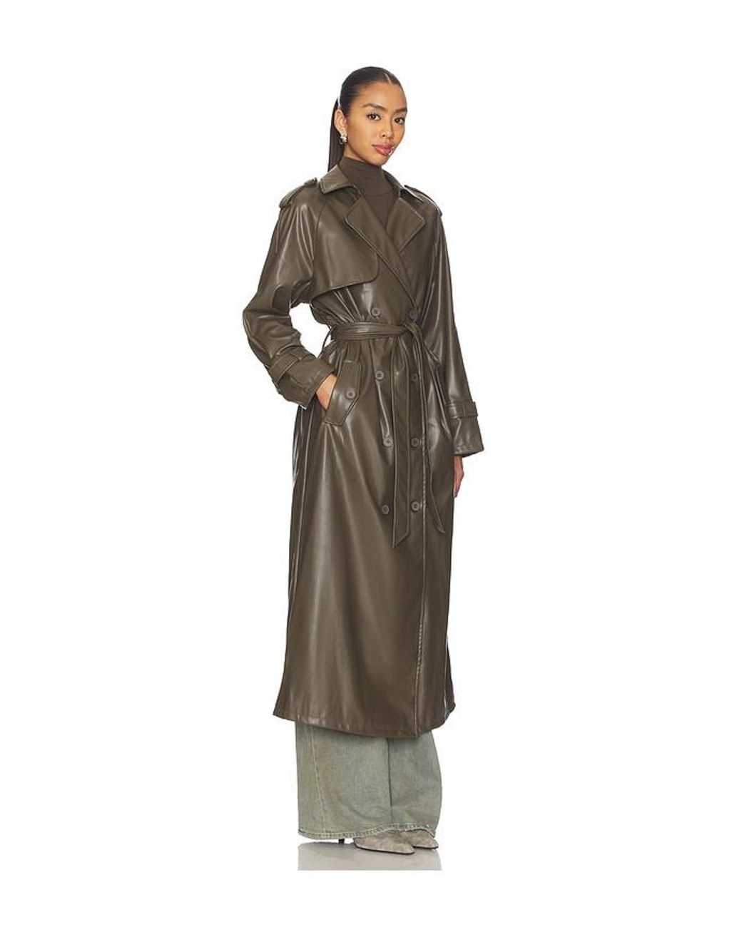 Lioness Green X Revolve Penny Trench Coat