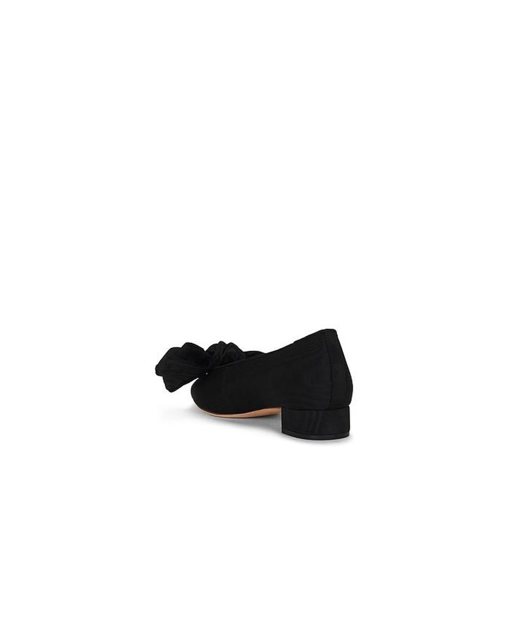 Loeffler Randall Black Noa Bow Flat