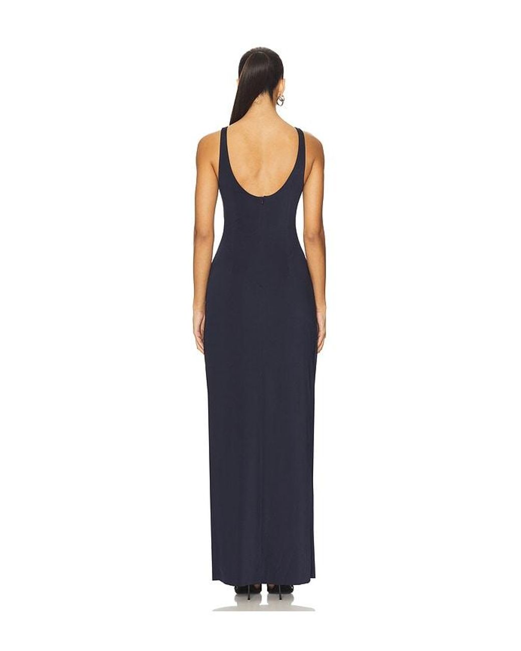 Ceren Ocak Blue Jersey Dress