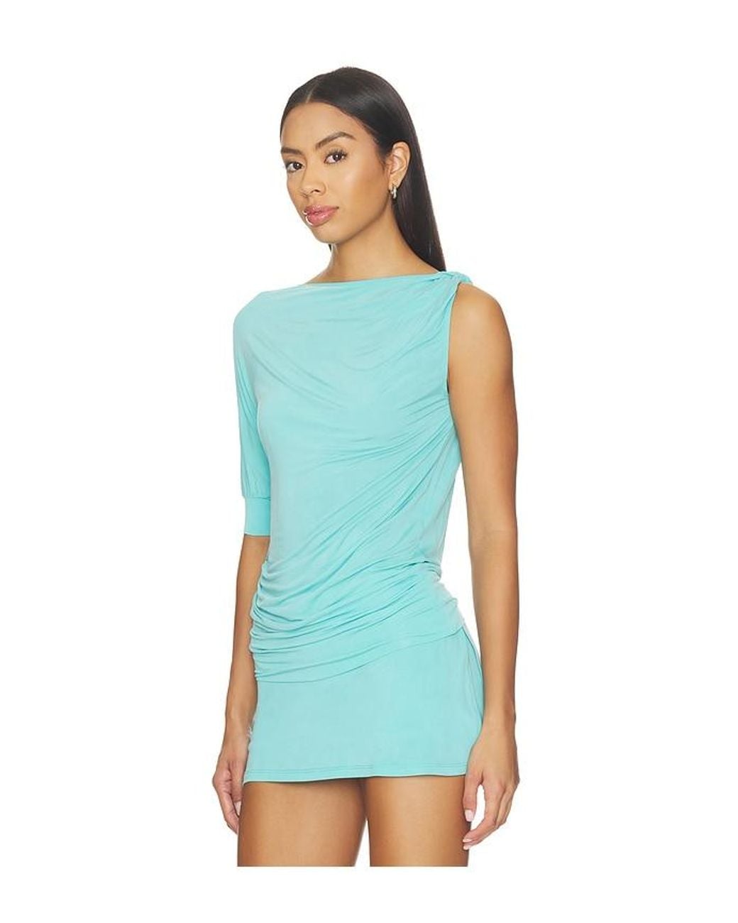 Peachy Den Blue Kylie Bubble Top