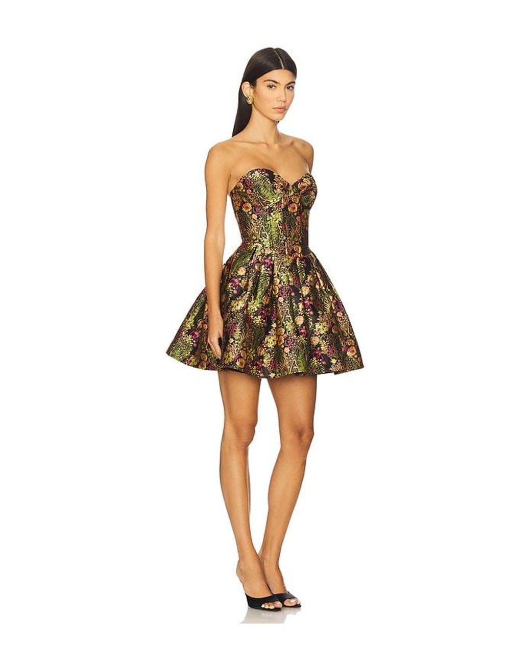 Elliatt Multicolor Cindy Strapless Mini Dress