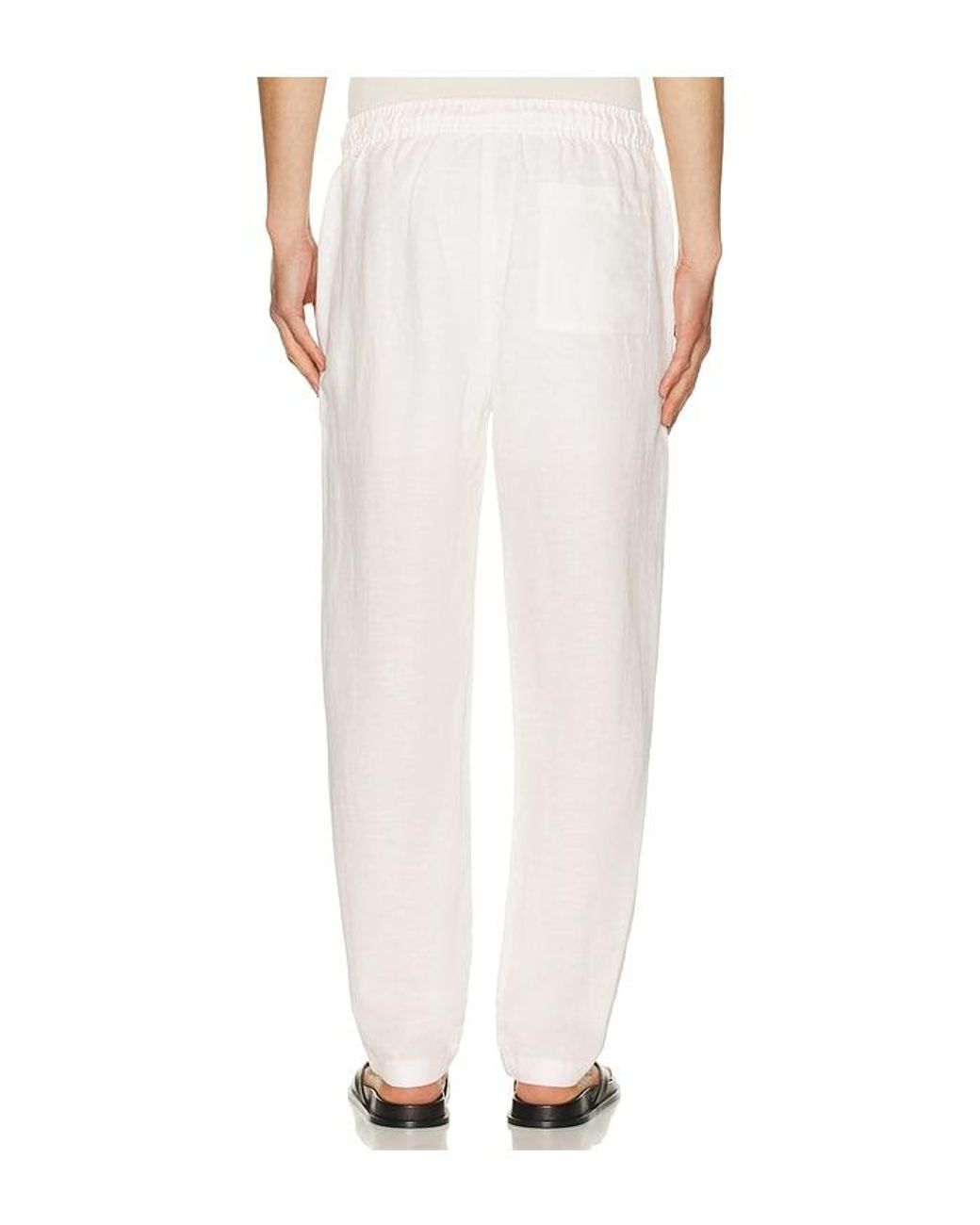 Onia White Air Linen Pull-On Pant for men