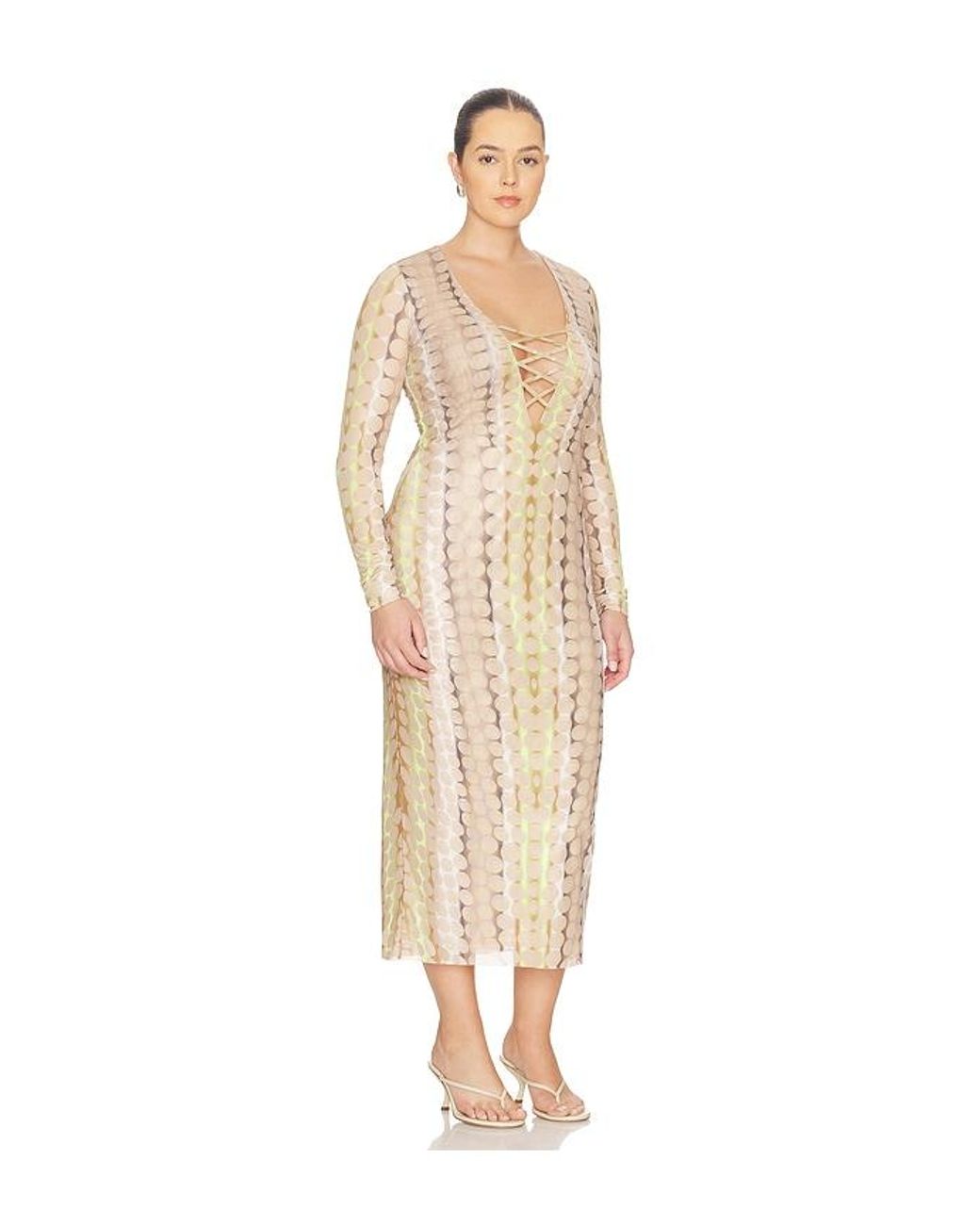 AFRM White Cambria Dress