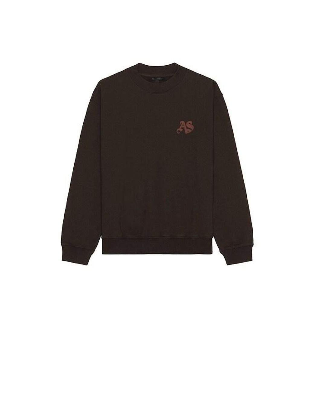 AllSaints Black Icon Crew Neck Sweatshirt for men