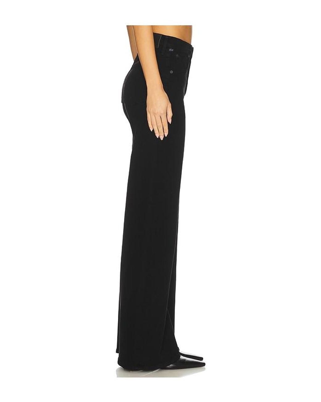 Citizens of Humanity Black Lyra Wide Leg Jeans