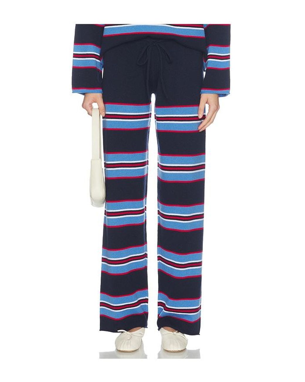 Frankie's Bikinis Blue Jude Cashmere Pant