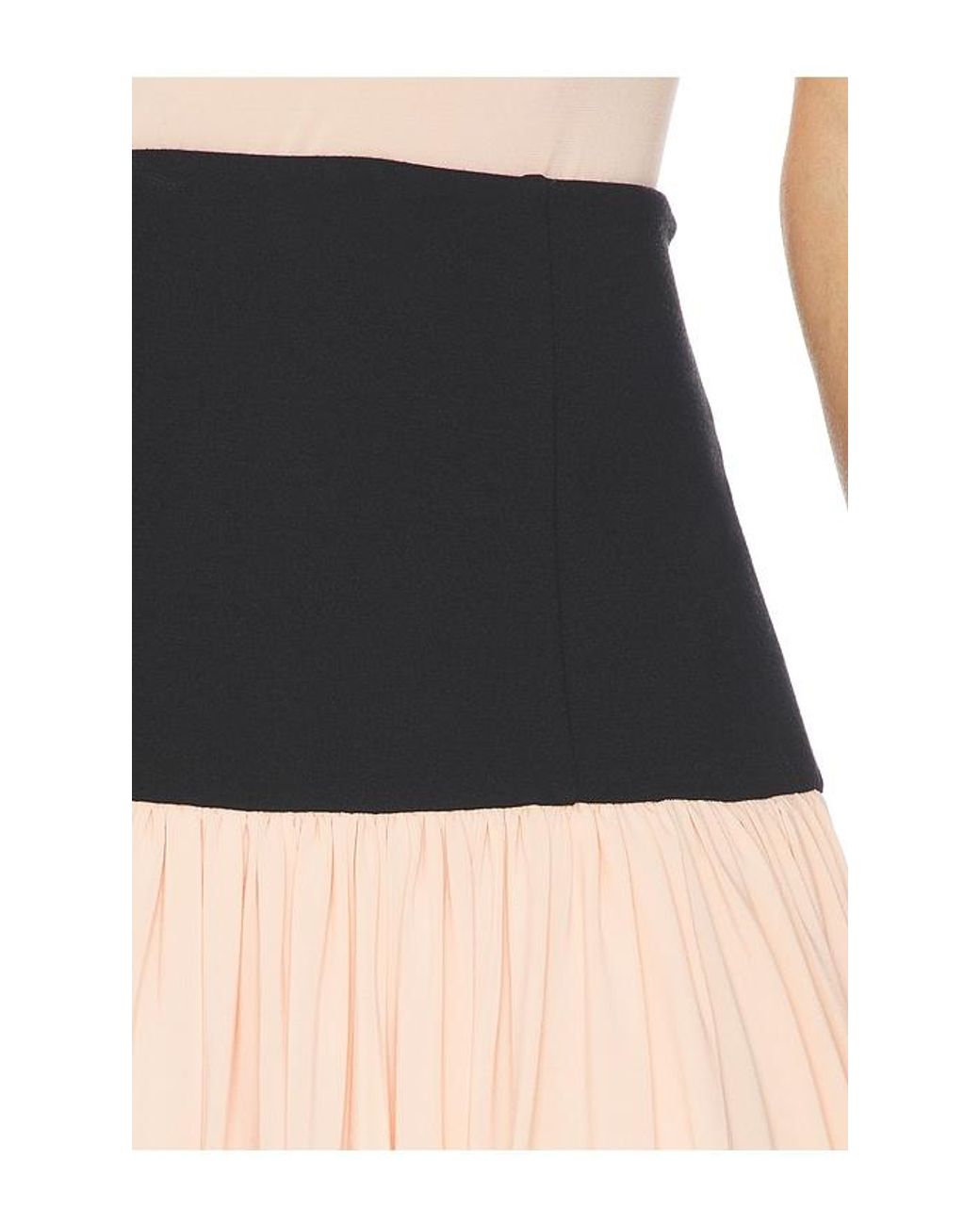 L'academie Black Reba Midi Skirt