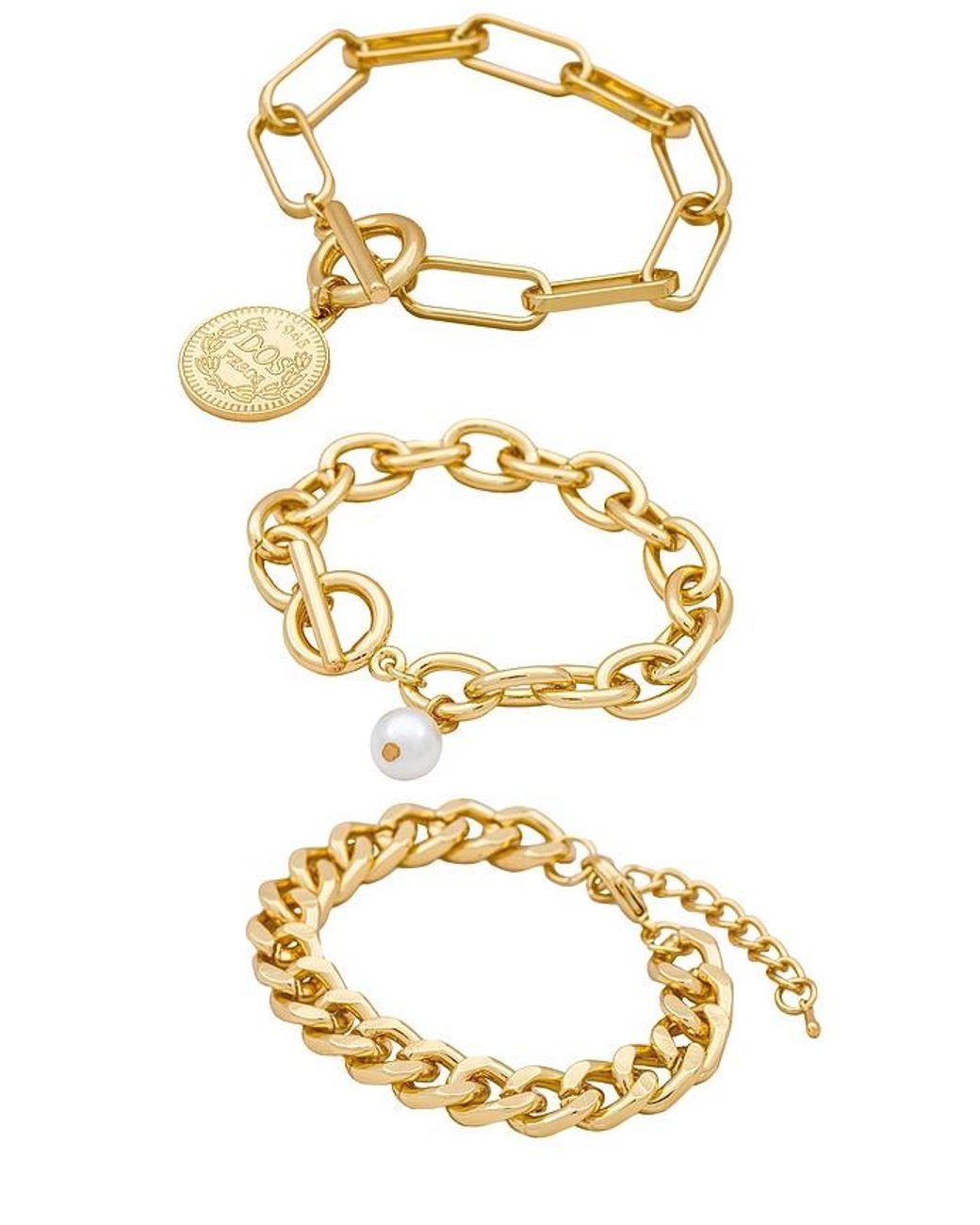 Amber Sceats Metallic X Revolve Lola Bracelet Set