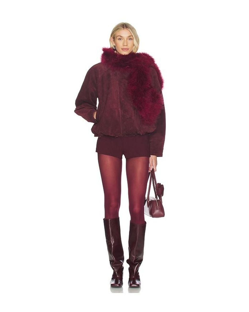 DUCIE Purple Suki Coat