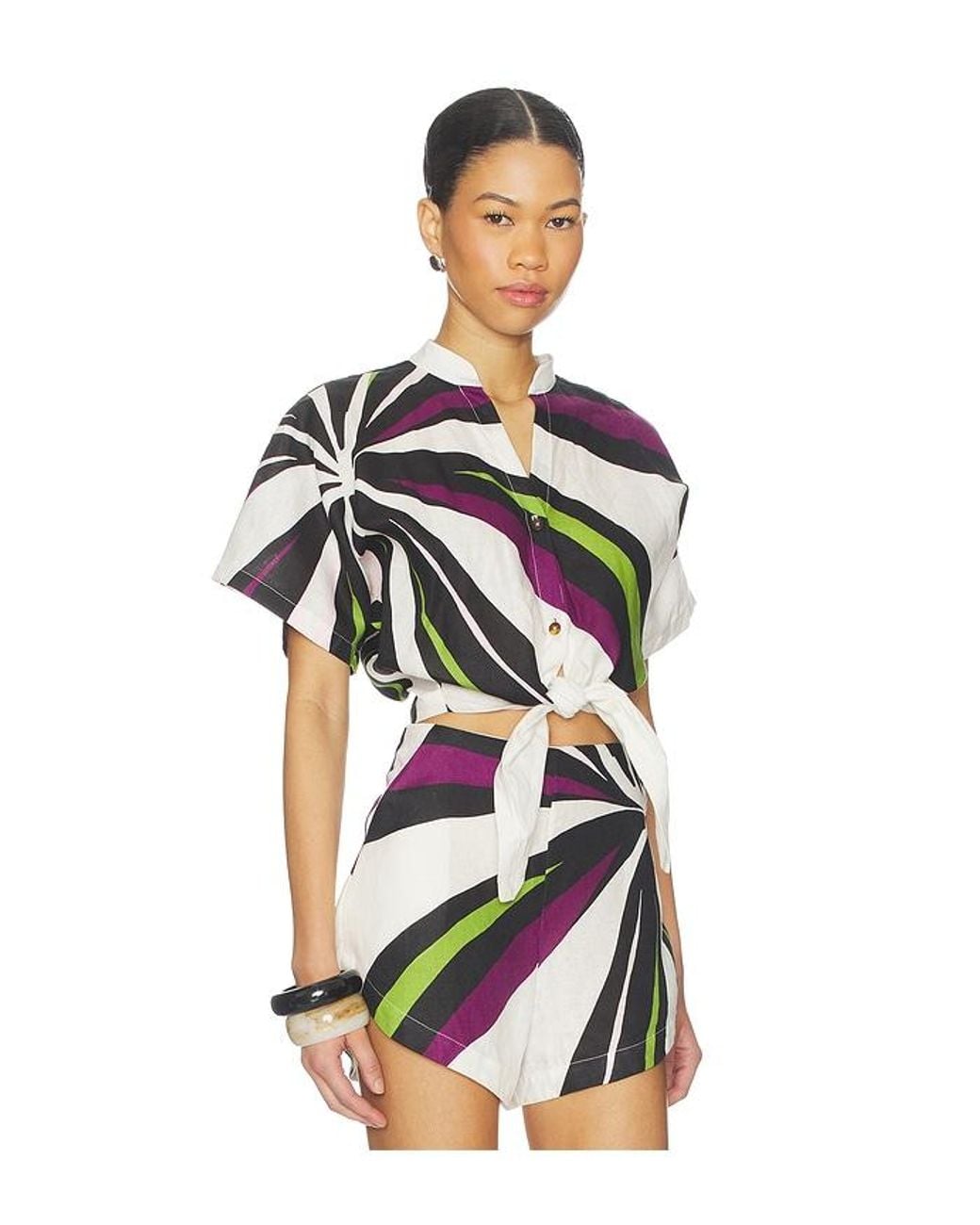 Cala De La Cruz Multicolor Leroy Top