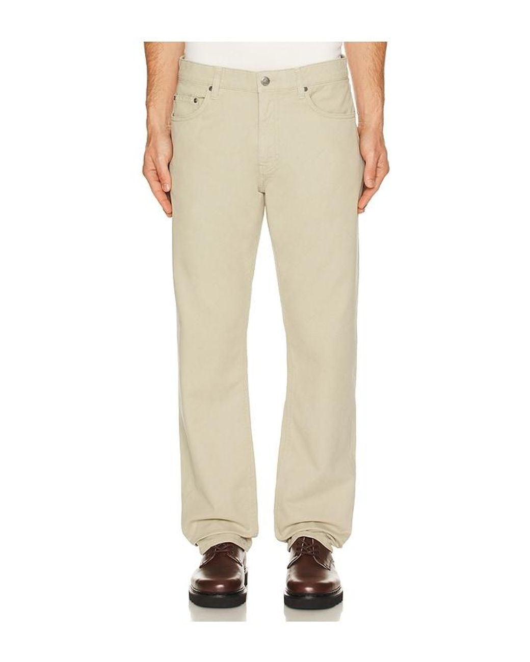 Faherty Brand Natural Reserve Twill 5 Pocket Pant for men
