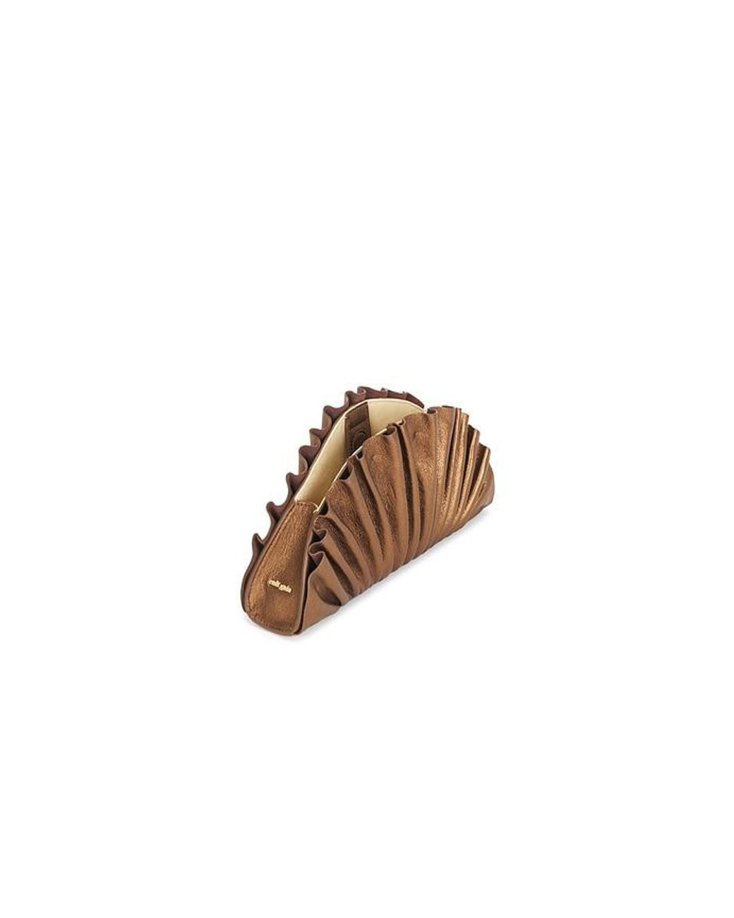 Cult Gaia Brown Nala Clutch