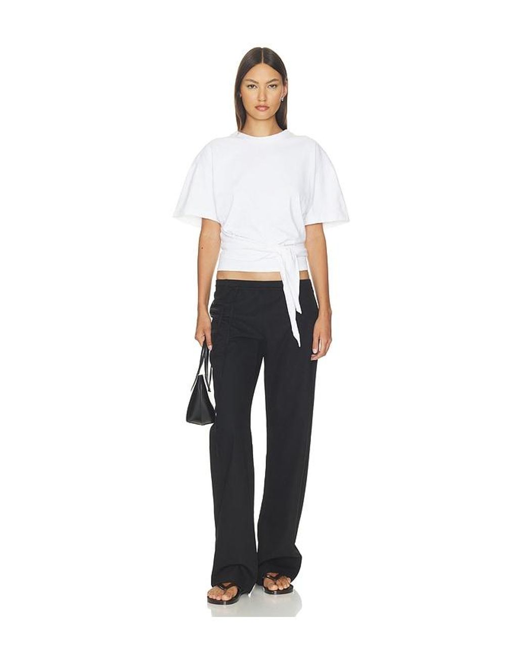 St. Agni Black 90's Rouleau Minimal Pant