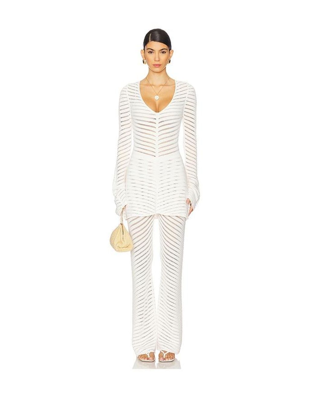 Devon Windsor White Camille Pant