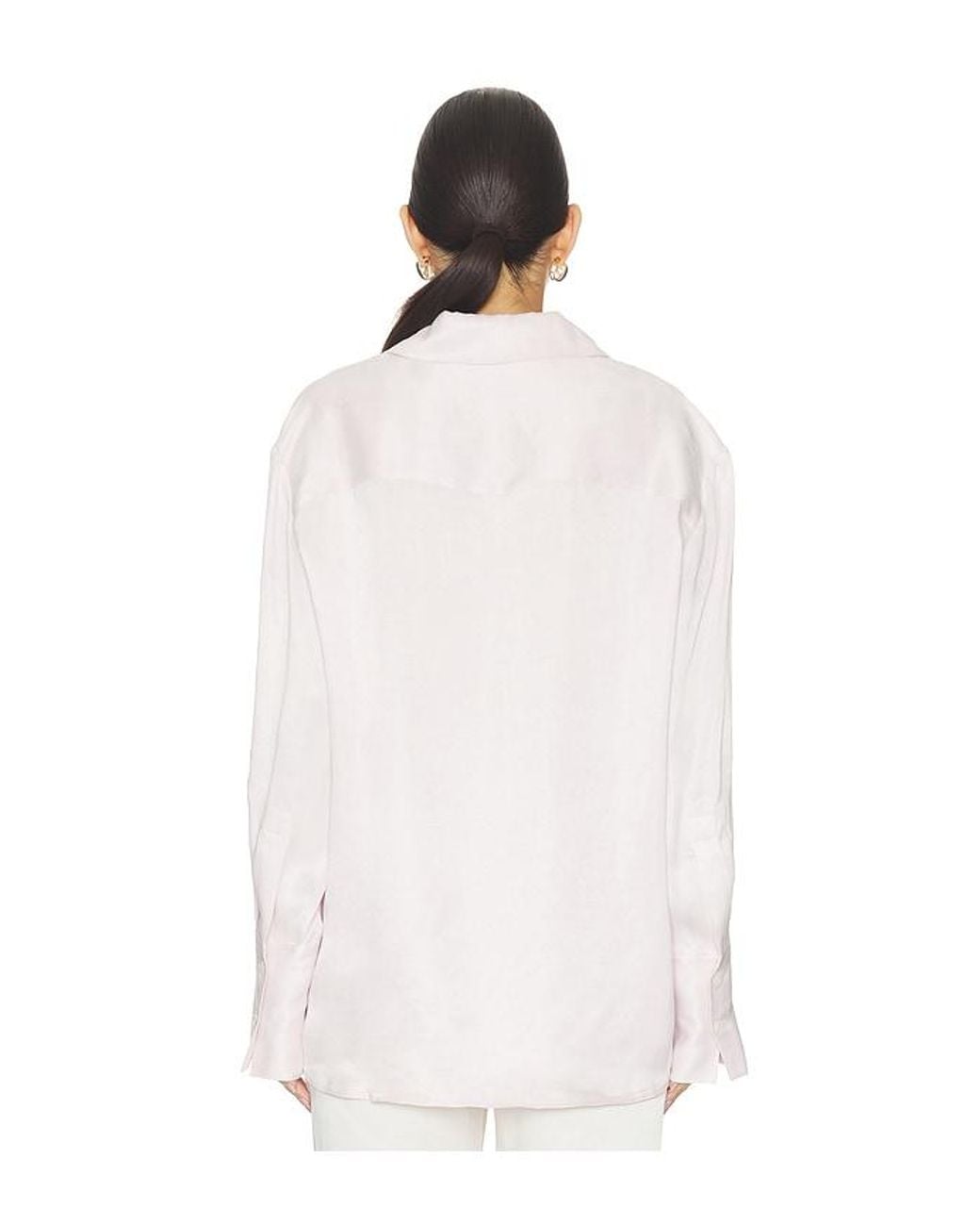 Anine Bing White Bridget Shirt