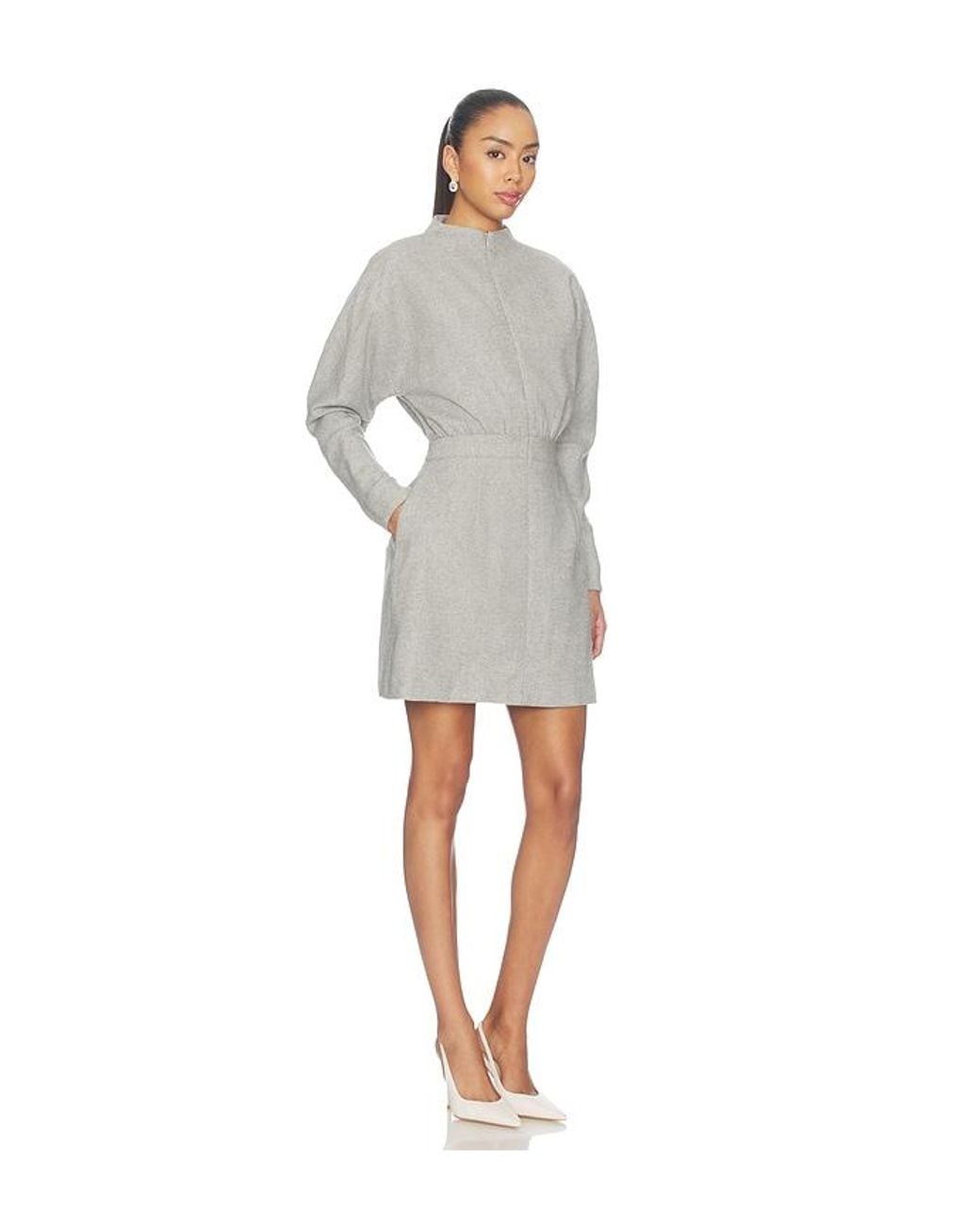 Odd Muse Gray Wool Mix Tweed Dress