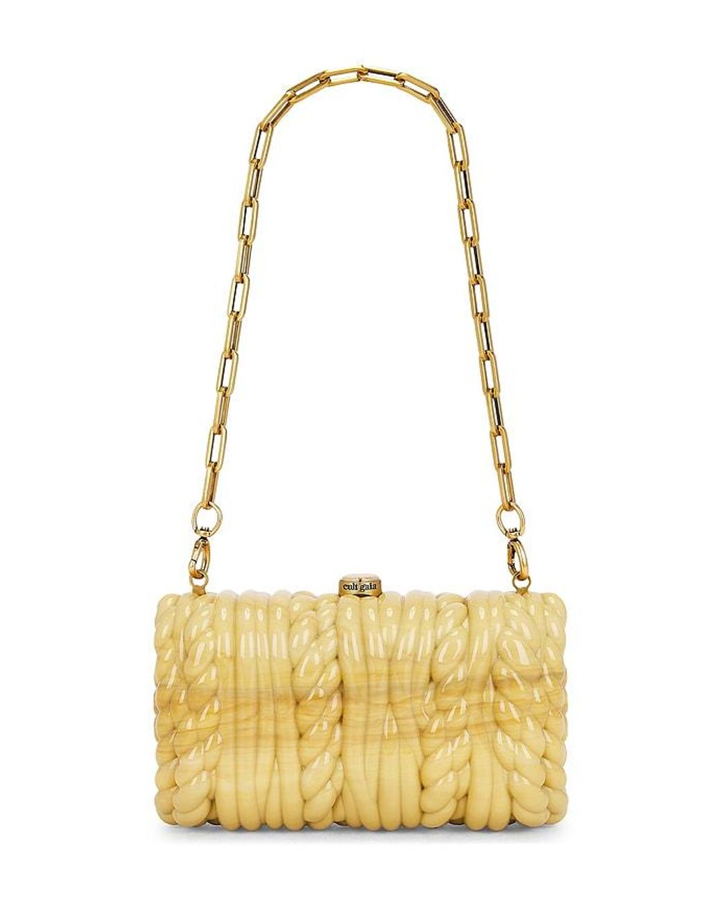 Cult Gaia Metallic Helene Clutch