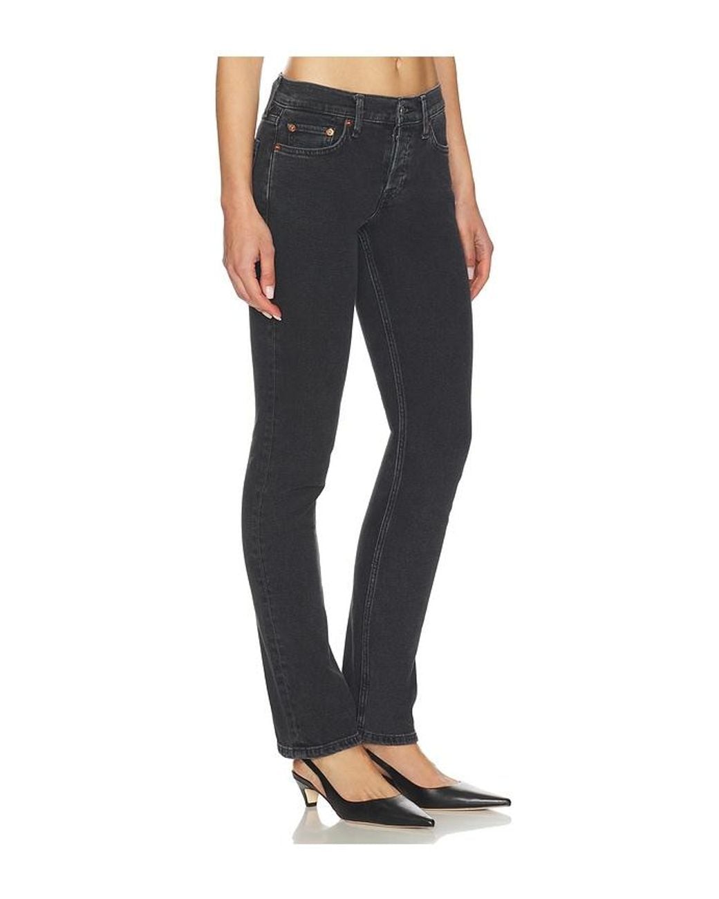 Re/done Blue The Slim Cig Jeans