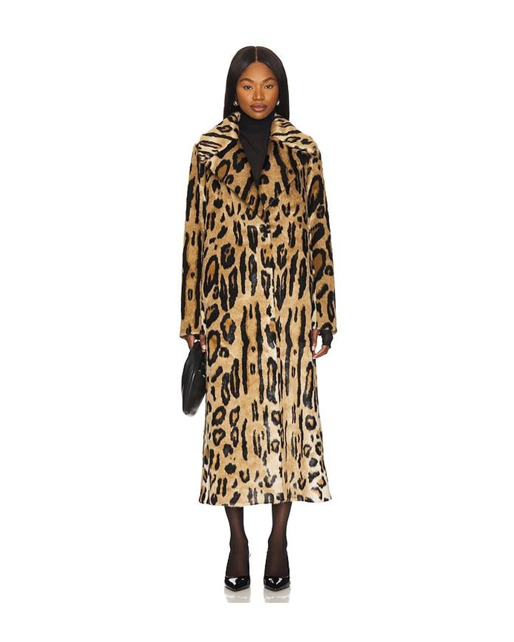 Show Me Your Mumu Multicolor Miss Cindy Faux Fur Overcoat