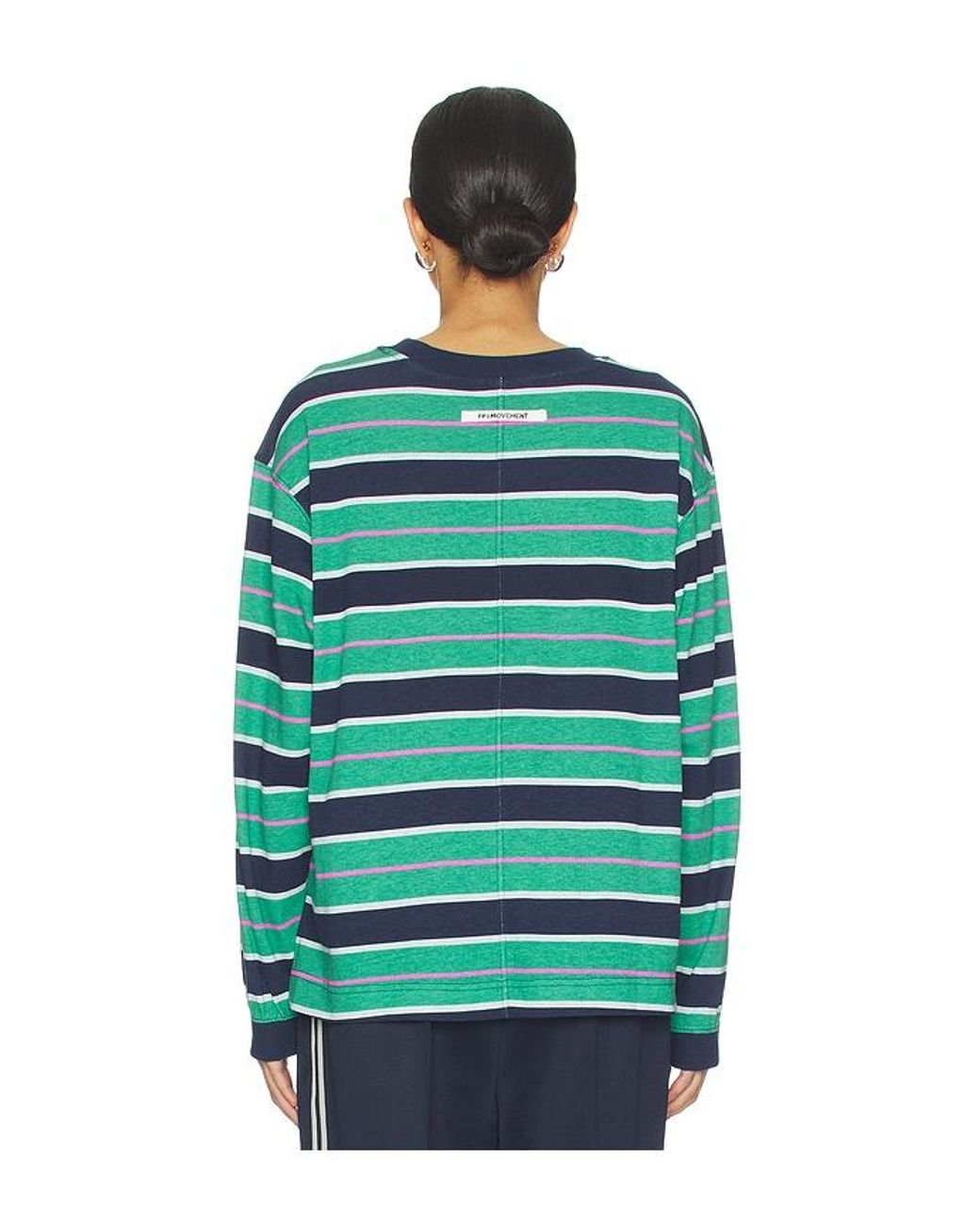Free People Blue X Fp Movement Printed Hustle Layer