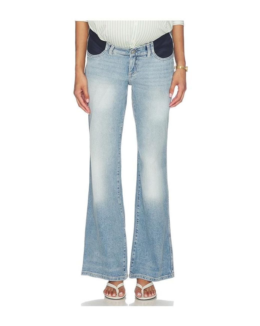 DL1961 Blue Desi Boot Maternity Jeans