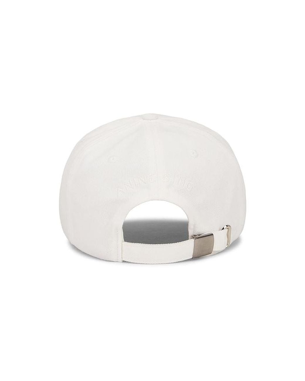 Anine Bing White Jeremy Baseball Cap