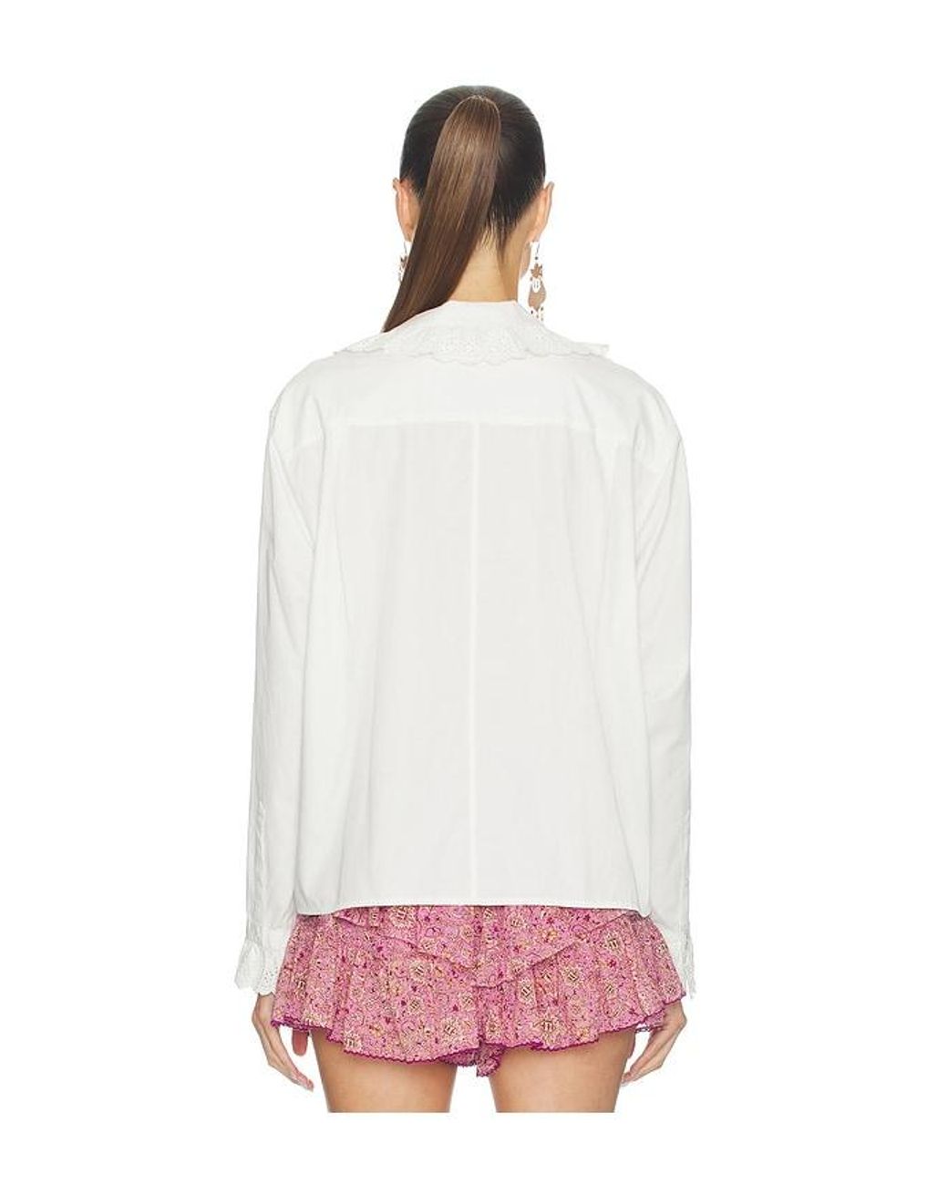 Isabel Marant White Nomia Long Sleeve