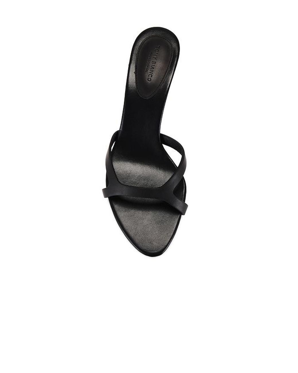 Tony Bianco Black Daisy Sandal