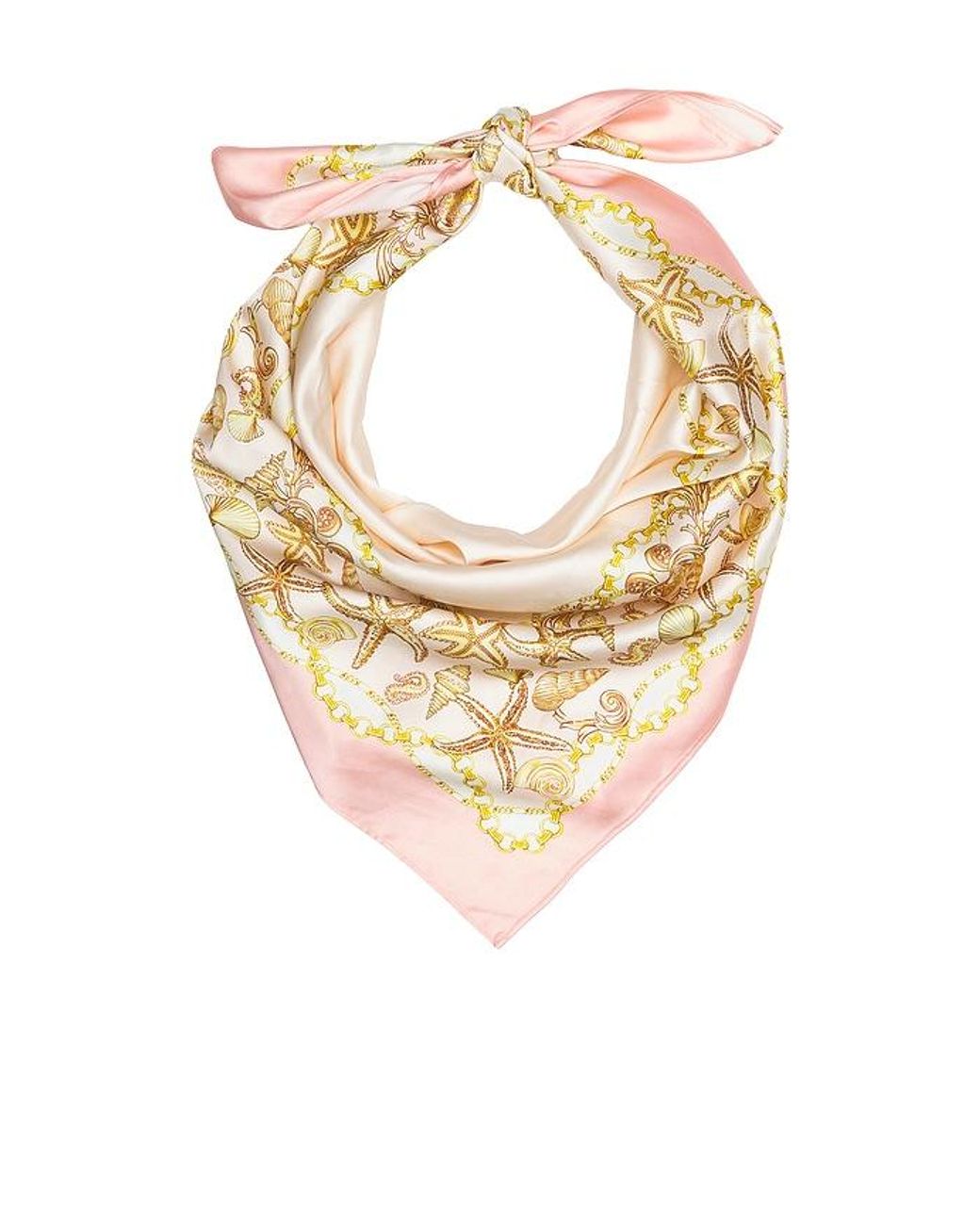 Lovers + Friends Pink Reese Scarf Top
