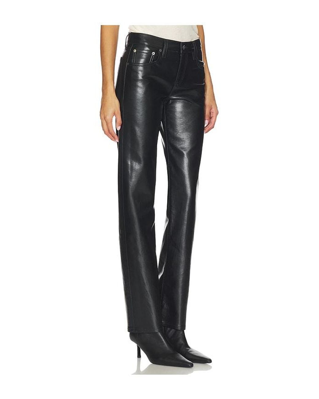 Agolde Black Low Rise Slim