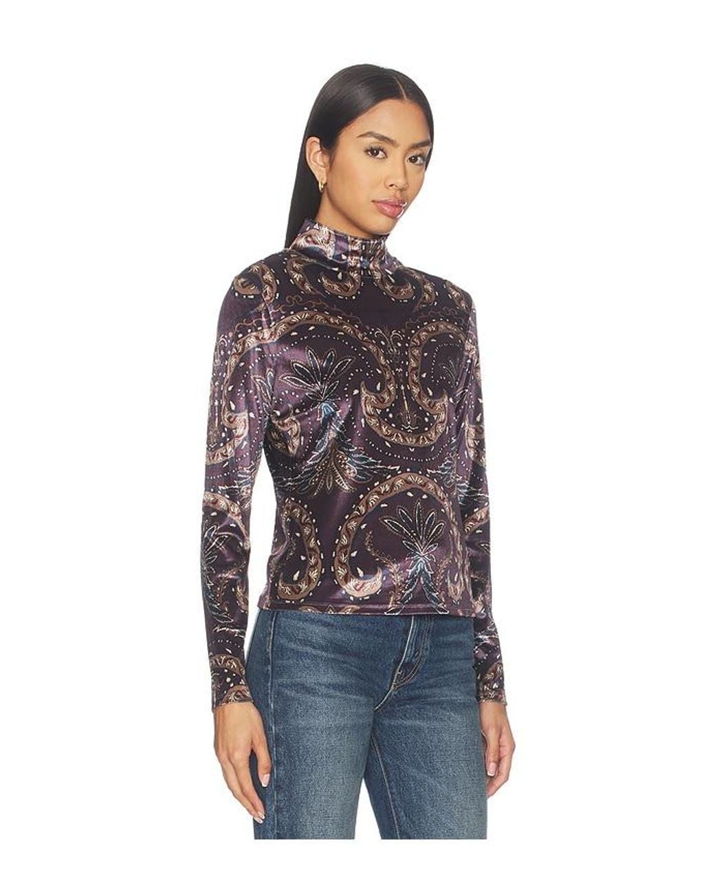 Veronica Beard Nate Top in Blue | Lyst