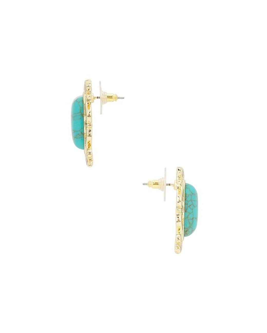 petit moments Blue Viva Stud Earrings
