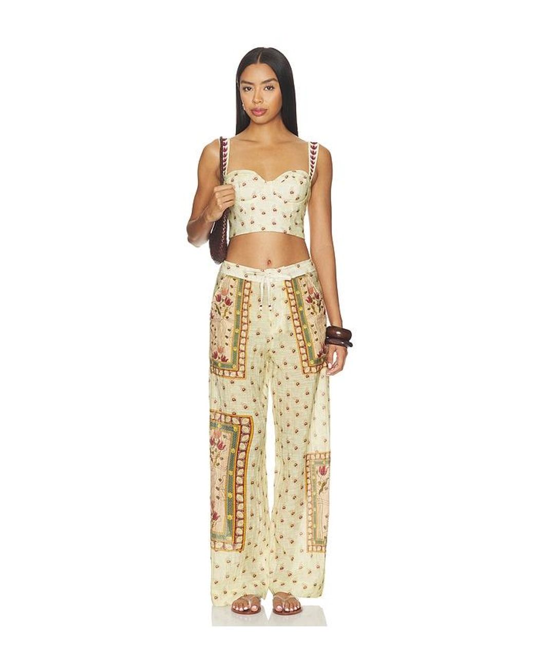Agua Bendita Natural Caroline Plume Pant